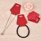 Coopay 200 Pieces Necklace Display Cards Blank Necklace Card Holder Kraft Paper Jewelry Display Hanging Cards for Necklaces, Bracelets, Jewelry Hang Tags, 4.7 x 2 Inches (Red)